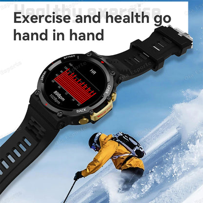 T-REX 3 Ultra Outdoor Military NFC Smart Watch Men GPS trackr Bluetooth Call Health Monitor Sports Smartwatch For Amazfit