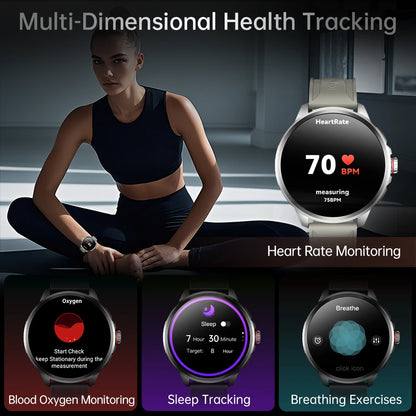 KUMI Watch X3 Pro Android 4G WiFi Smartwatch, 1.75" AMOLED, GPS, 200MP Camera, 32GB, Waterproof, Fitness Tracking Smart Watch