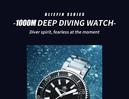 ADDIESDIVE Men's Diver's Watches 1000m Sapphire Glass Super Luminous Calendar NH35A Automatic Mechanical Wristwatch Luxury Watch