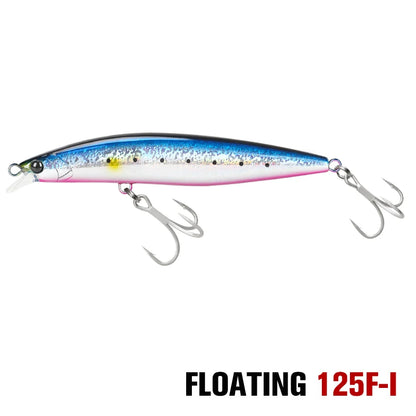 Ultra Long Casting Floating Minnow 125mm 25g High Strength Saltwater Seabass Artificial Hard Baits