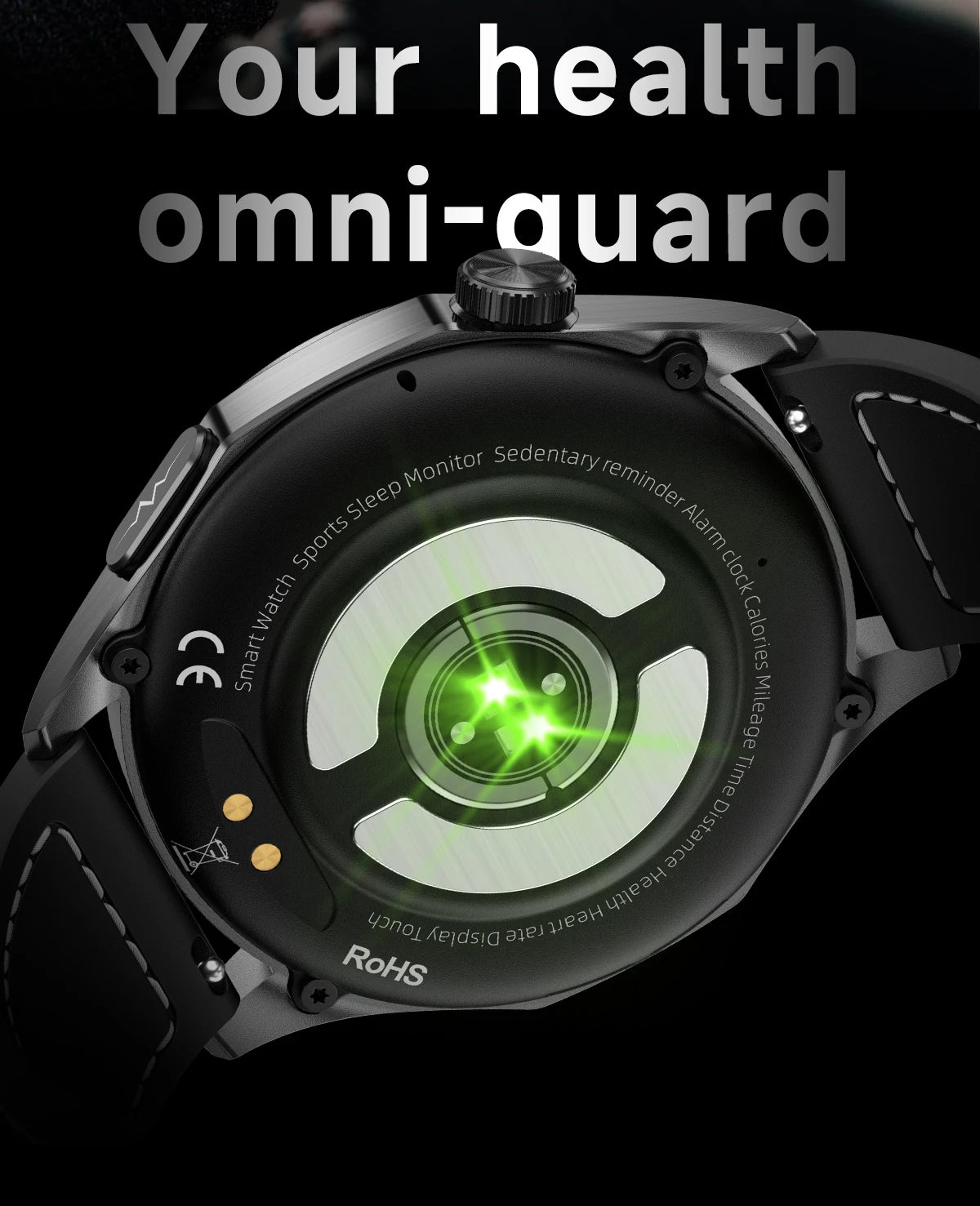 Huawei ECG+PPG Laser Treatment Health Smart Watch Three highs Clock Blood pressure Heart rate Men HD Call Bracelet