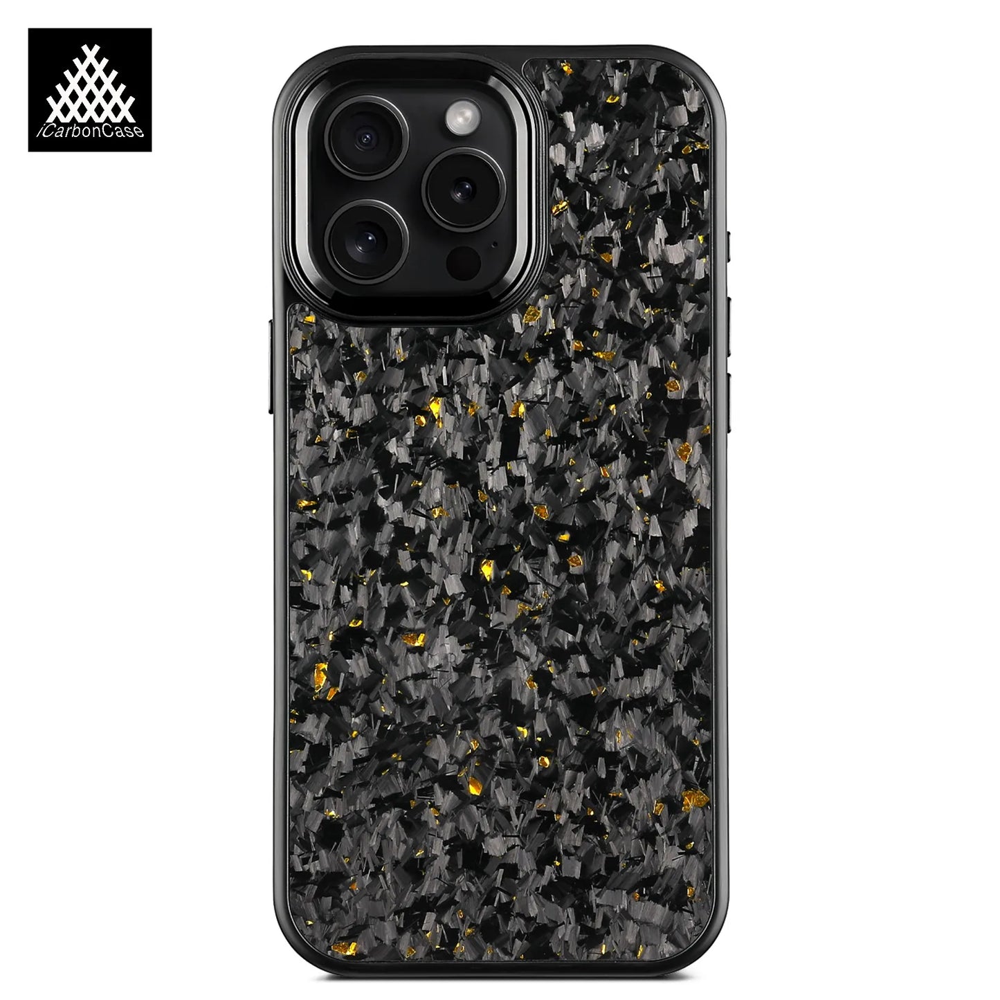 Magnetic Real Forged Carbon Fiber Case For iPhone 17 17Air 17Pro 16 15 14 13 12 11 Pro Max with MagSafe and Metal Lens / Buttons