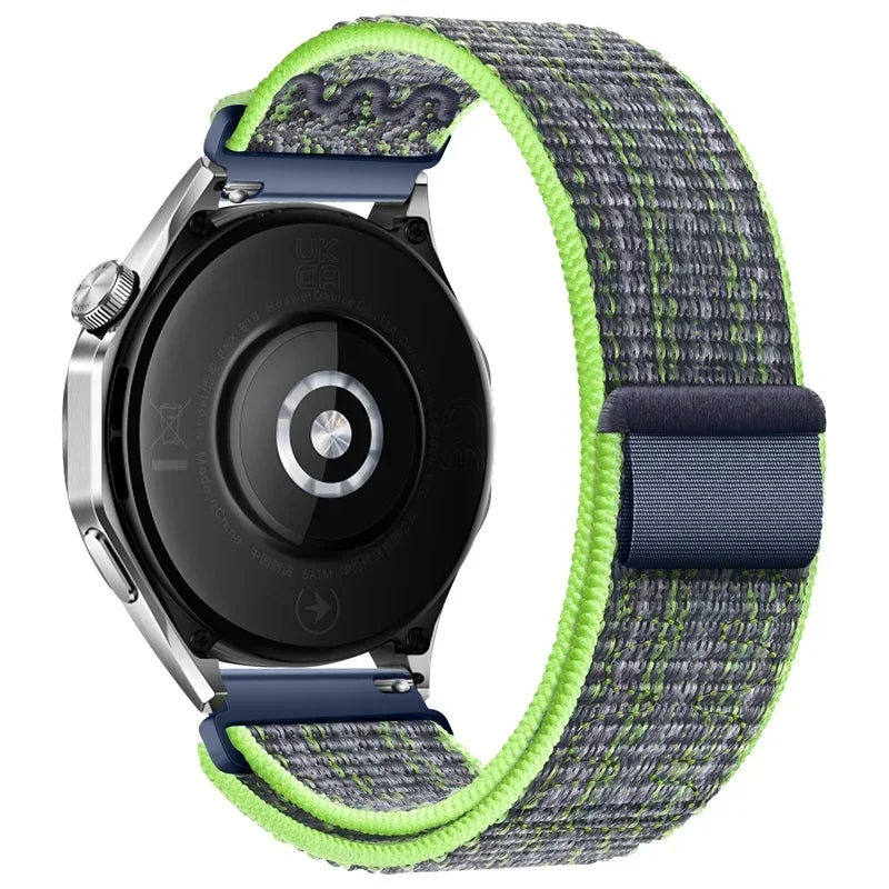 Smart Watch Strap for Amazfit Balance GT4/3/2 46mm Nylon Loop Bracelet for Samsung Galaxy Watch 4/6 Classic 5 Pro 45mm