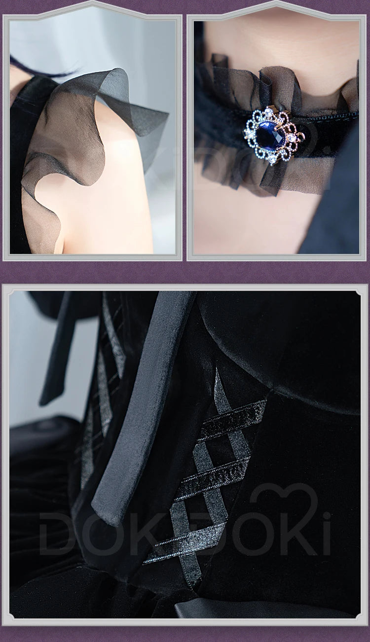 Kitagawaa Marinn Cosplay Costume Anime Cosplay【S-2XL】Women Halloween Cute Lolita Dress Kuroee Shizukuu Plus Size