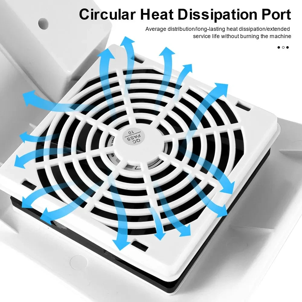 Nail Dust Collector Vacuum Cleaner Manicure Machine Tools Strong Power Low Noise Nail Art Tool Nail Vacuum Cleaner