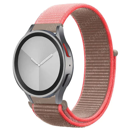 Nylon loop Band For Samsung Galaxy Watch 7 FE 6/5/pro/4/Classic/active 2 40-44mm 20mm/22mm sport bracelet huawei gt 2/e/3 strap