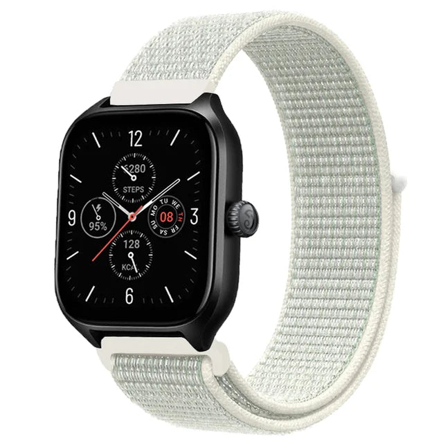 Nylon Loop Strap for Amazfit GTR 47mm/GTR2/2e/3/3 Pro/4/GTS/2/mini/3/4 Bracelet for Amazfit Balance/bip 5/Stratos 2 2S