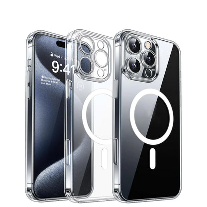 IPhone 17 16 15 14 Plus 13 12 11 Pro Xs Max Air XR 16e 7 8 Plus SE 2020 2022 Magsafe Case Clear Acrylic Shockproof Cover