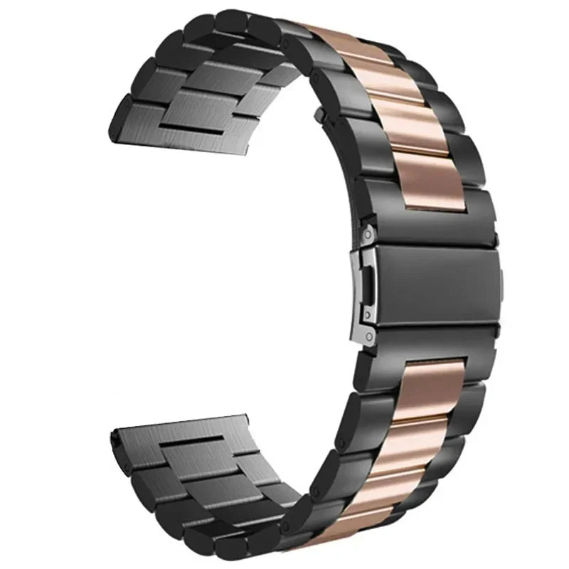 Samsung Galaxy Watch 3 4 5 45mm Gear S3 46mm 42mm Active2 40 44mm Stainless Steel Strap for Amazift BIP 2 GTR