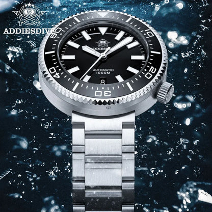 ADDIESDIVE Men's Diver's Watches 1000m Sapphire Glass Super Luminous Calendar NH35A Automatic Mechanical Wristwatch Luxury Watch