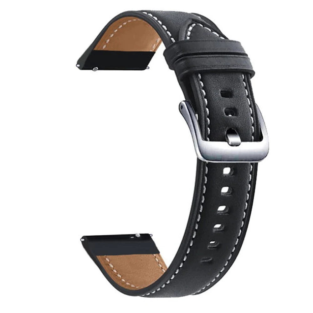 Strap For Amazfit Active/GTS 4 Mini/GTS 3/GTS 2/GTS 2E Leather Band Bracelet For Amazfit GTR 42mm/Mini Watchband Wristband