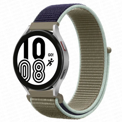 Nylon Loop Band For Samsung Galaxy Watch 6 4 7 classic/5 Pro/active 2/Gear S3 20mm/22mm Bracelet Huawei watch GT 2e 3 pro strap