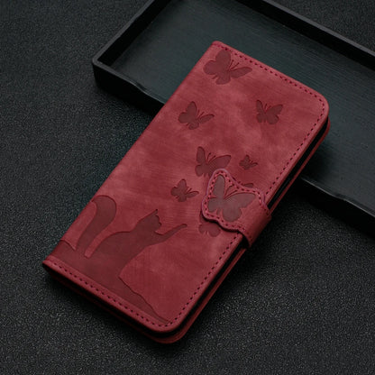 IPhone 17 Flip Case for Coque iPhone 15 16 14 13 12 11 Pro Max iPhon 15 Plus Cases Cute Cat Butterfly Leather Wallet Back Cover
