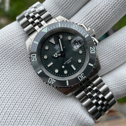 STEELDIVE SD1953 Water Ghost Ceramic Bezel Sapphire Mirror Swiss Luminous NH35 Movement Dive 30Bar Waterproof Mechanical Watch