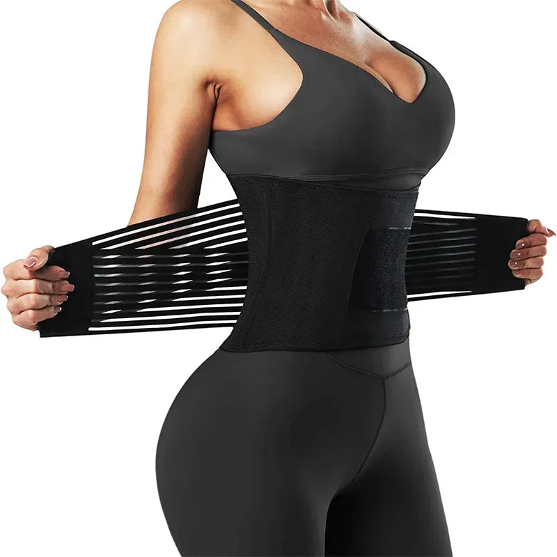 Women Waist Trainer Body Shaper Slimming Belt Sheath Belly Tummy Control Sweat Shapewear Workout Gym Clothes Corset Underwear
