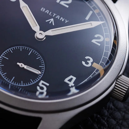 Baltany Dirty Dozen Watch Man S2019 Military Vintage Wristwatch Small Seconds Hand VD78 Quartz Luminous 100M Waterproof Field Wa