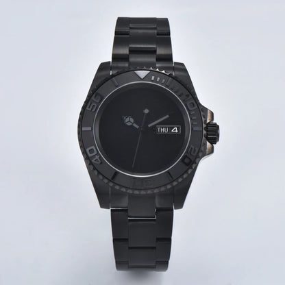 40.5mm Diving Automatic Mechanical Men's watches NH36 Movement Ceramic Bezel Waterproof Wristwatch Sapphire GMT Case 20 Strap