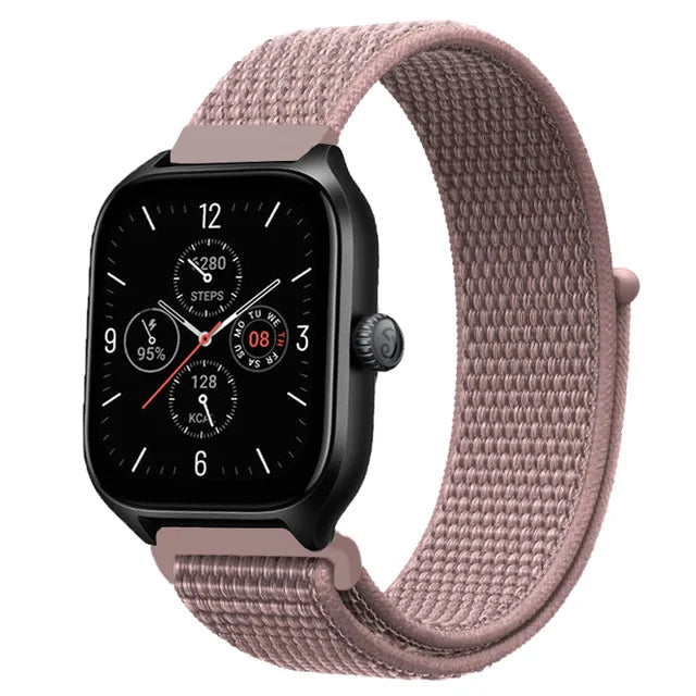 Nylon Loop Strap for Amazfit GTR 47mm/GTR2/2e/3/3 Pro/4/GTS/2/mini/3/4 Bracelet for Amazfit Balance/bip 5/Stratos 2 2S