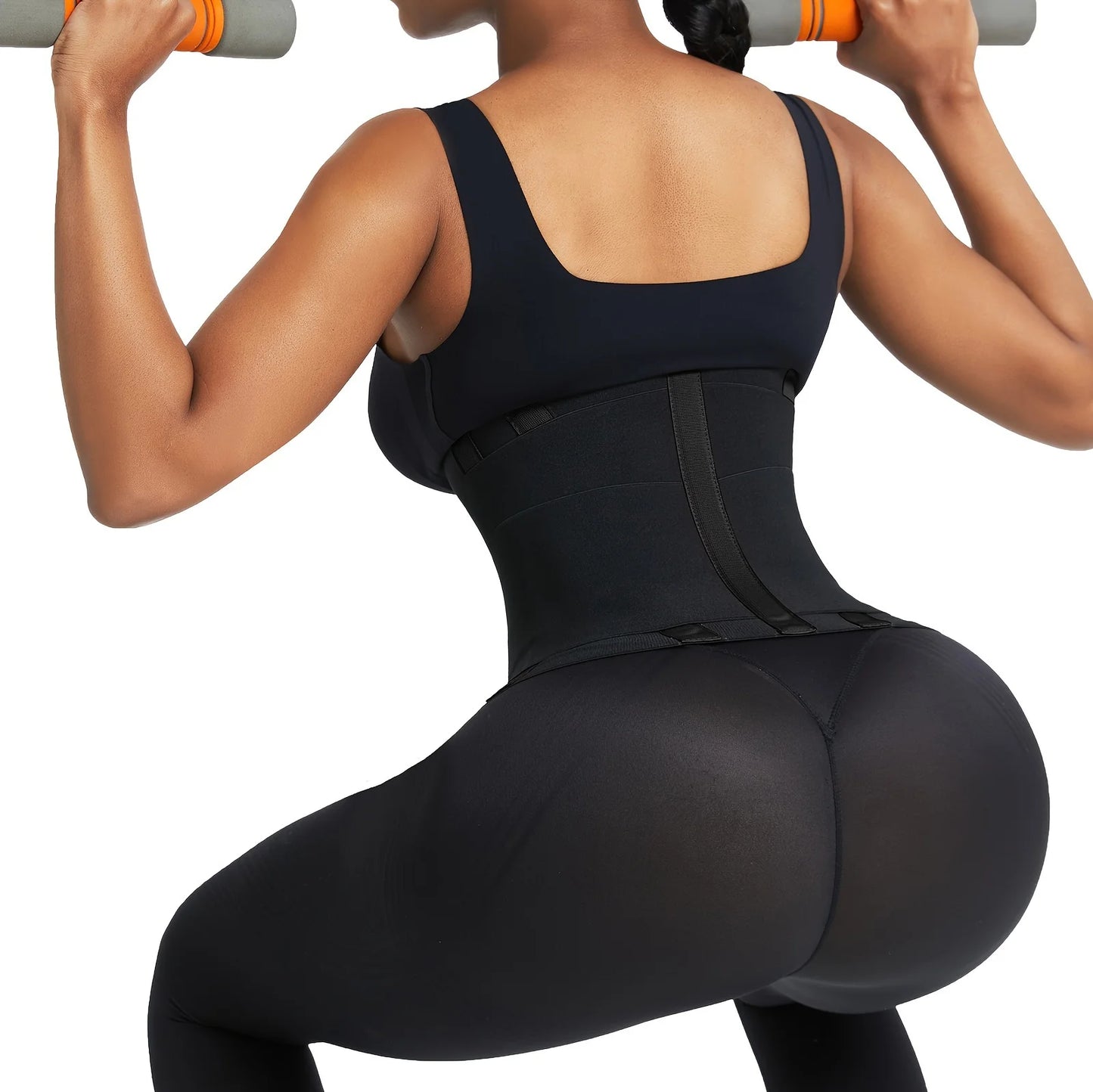 Abdominal tightening belt - high compression triple-wrap fitness shaping waistband