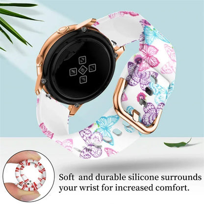 band For Amazfit GTS/4/2/2e/3 GTS2 Mini/GTR 4/3/Pro/47mm/GTR2/2e/stratos 2/3 Bracelet Amazfit Bip 6 5 Printed strap