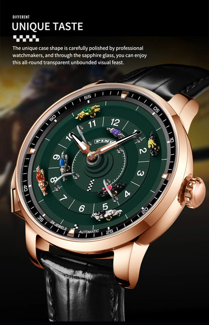 Pindu player horse racing series men's mechanical European roulette horse racing game fully automatic sports design party watch