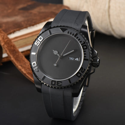 40.5mm Diving Automatic Mechanical Men's watches NH36 Movement Ceramic Bezel Waterproof Wristwatch Sapphire GMT Case 20 Strap