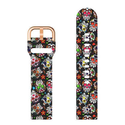 band For Amazfit GTS/4/2/2e/3 GTS2 Mini/GTR 4/3/Pro/47mm/GTR2/2e/stratos 2/3 Bracelet Amazfit Bip 6 5 Printed strap