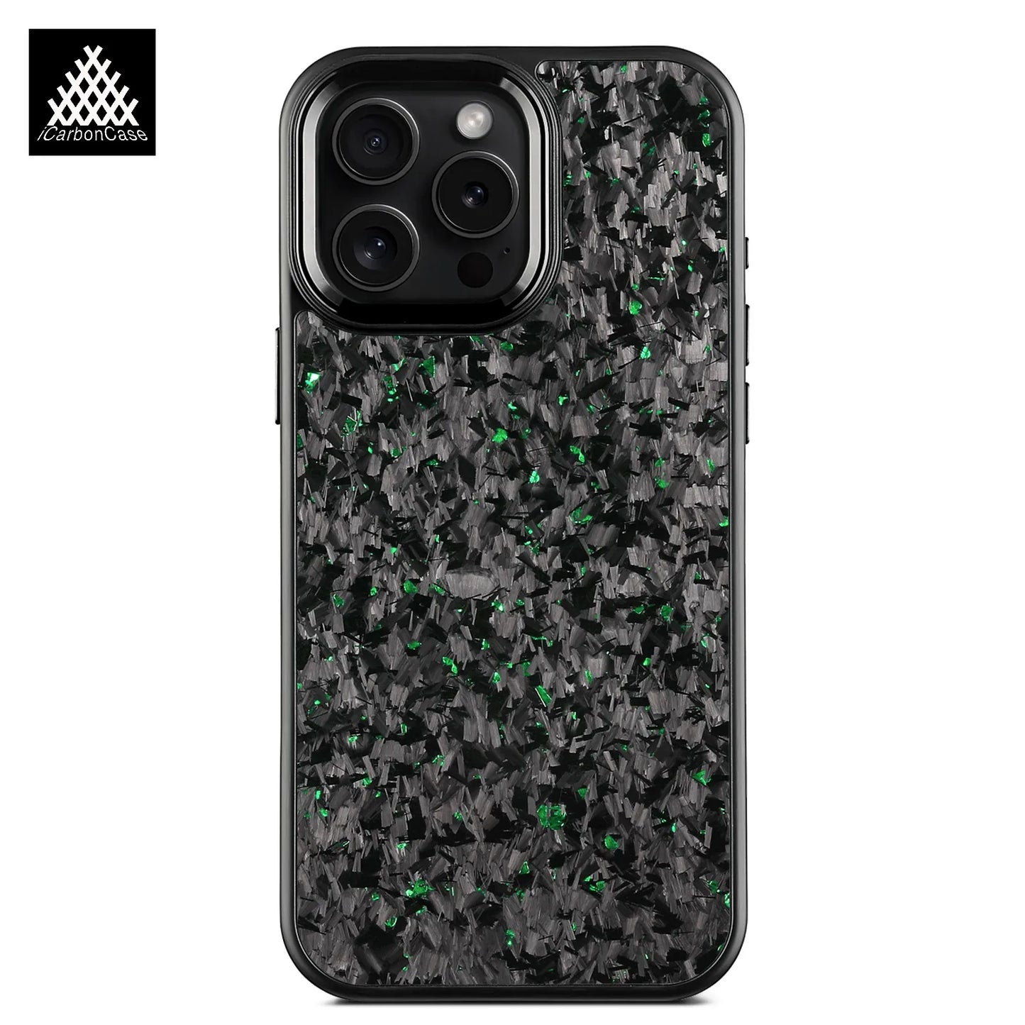 Magnetic Real Forged Carbon Fiber Case For iPhone 17 17Air 17Pro 16 15 14 13 12 11 Pro Max with MagSafe and Metal Lens / Buttons