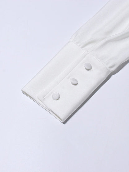 TWOTWINSTYLE Solid Slimming Fashion Mini Dresses for Women High Waist Patchwork 3D Flower Temperament Dress Female Clothing New