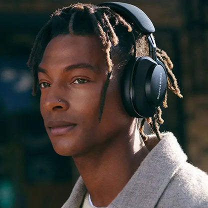 Original Bowers&Wilkins Px7 S2 Over Ear Earphones - New Advanced Noise Cancellation, Slim&Lightweight 15-Min Quick Charge