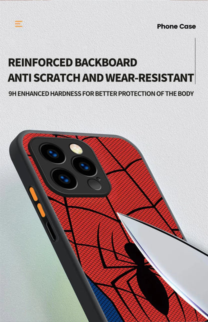 Spider Man Creative Shockproof Phone Case for IPhone 17 Air 15 16E 16 Plus 14 13 12 11 Pro Max XR X XS Max SE 2020 Bumper Cover