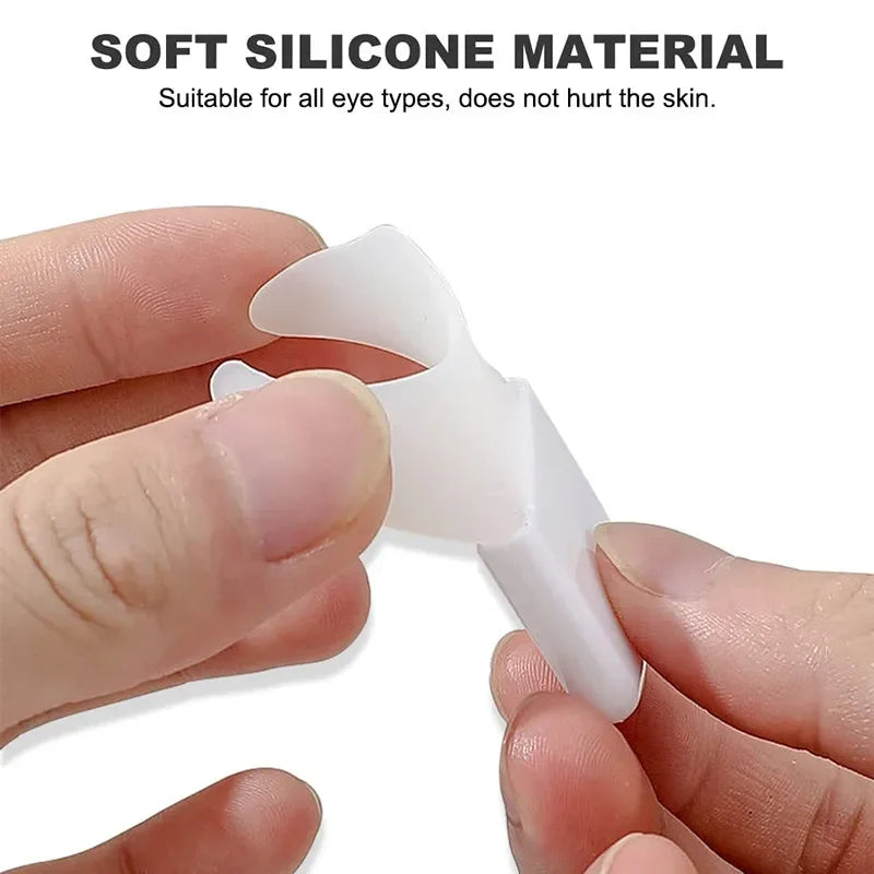 Multi-functional Eyeliner Stencil Wing Tips Silicone Eyeliner Aid Drawing Lipstick Wearing Aid Reusable Makeup Tools