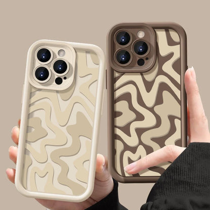 Striped Pattern Silicone Phone Case For iPhone 17 Air 17 16 15 14 Pro Max 15 Plus 13 12 Pro 11 16e Candy Coloor Shockproof Cover