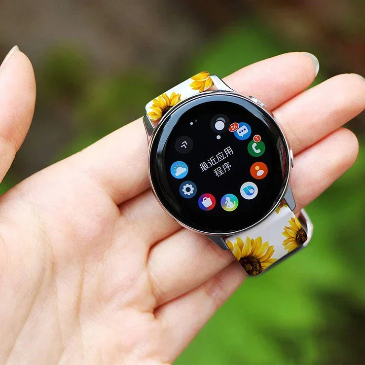 band For Amazfit GTS/4/2/2e/3 GTS2 Mini/GTR 4/3/Pro/47mm/GTR2/2e/stratos 2/3 Bracelet Amazfit Bip 6 5 Printed strap