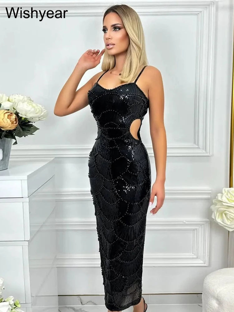 Long Dresses Women Elegant Celebrity Party Evening Wedding Bodycon Gowns