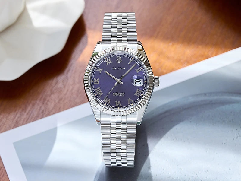 Baltany 39mm Dress Watches for Men S4094 10ATMWaterproof NH35 Automatic Luxury Watches Man DJ Homage Mechanical Wristwatches Man