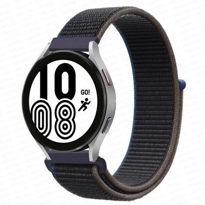 Nylon Loop Band For Samsung Galaxy Watch 6 4 7 classic/5 Pro/active 2/Gear S3 20mm/22mm Bracelet Huawei watch GT 2e 3 pro strap