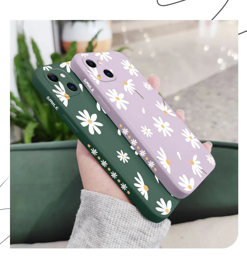 Plain Daisies Phone Case For iPhone 17 17 Air 16 16e 15 14 13 12 11 Pro Max Mini X XR XS MAXCover