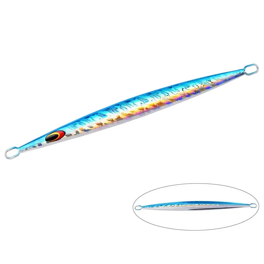 Metal Sea Fishing Jig Lure 200g 160g 100g 80g Switch Fast Sinking Metal Jig Jigging Bait