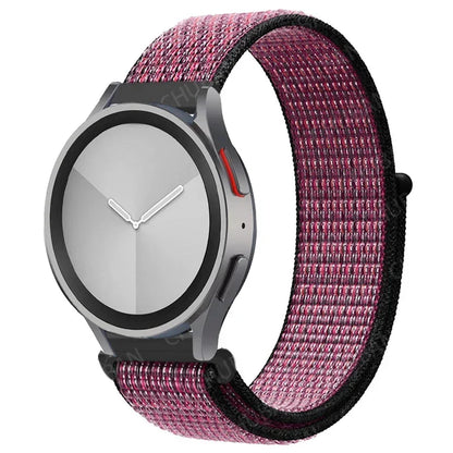 Nylon loop Band For Samsung Galaxy Watch 7 FE 6/5/pro/4/Classic/active 2 40-44mm 20mm/22mm sport bracelet huawei gt 2/e/3 strap
