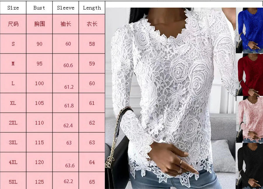 Autumn Fashion Style Bud Silk Unlined Upper Long Sleeve O-neck Embroidery