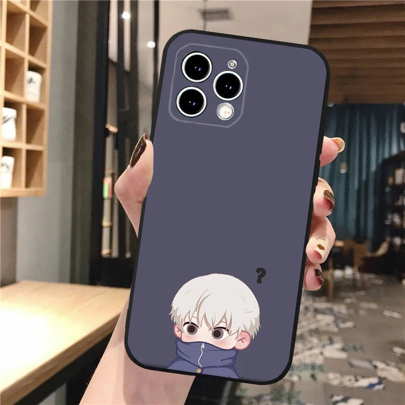 Satoru Gojo Jujutsu Kaisen Phone Case For iphone 17 Pro Max 17 Air 16 15 14 13 Pro Max 15 16 Pro 15Plus