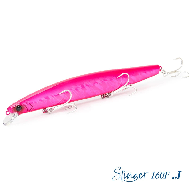 31g Floating Minnow STINGER 160F Saltwater Fishing Lure  Ultra-long Casting Hard Baits 500G Large Baits