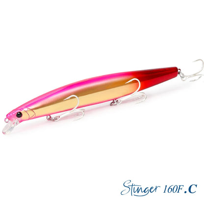 31g Floating Minnow STINGER 160F Saltwater Fishing Lure  Ultra-long Casting Hard Baits 500G Large Baits