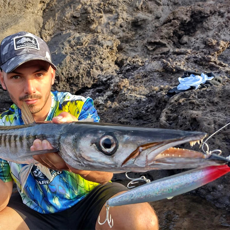 Ultra-long Casting Floating Minnow 173mm 37.5g Saltwater Fishing Lure STINGER Artificial Large Hard Baits