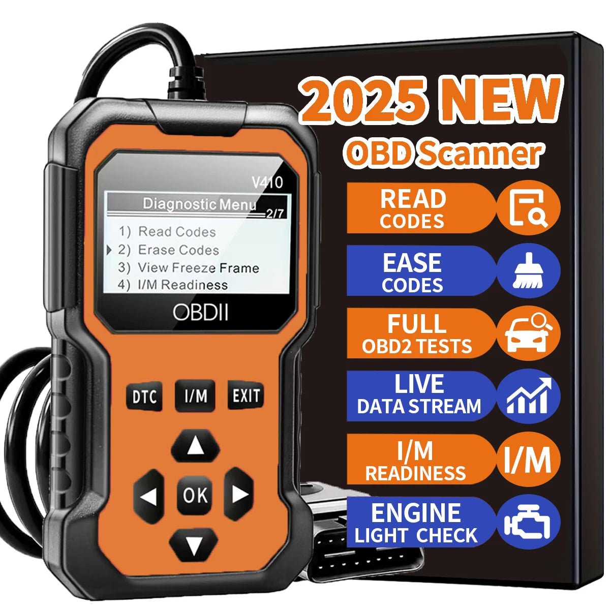 Car Obd2 Scanner Diagnostic Tool Code Reader Engine Fault Code Reader Scanner Can Diagnose All Obd Ii Protocol Cars since 1996 Scan Tool - Japan 4 All