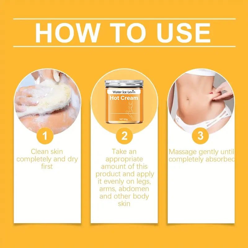 Full Body and Bodybuilding Massage Cream, Hot Compress to Tighten Abdominal Muscles - Japan 4 All