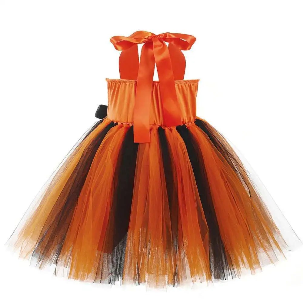 Halloween Pumpkin Costumes for Girls Jack - O - Lantern Disguise Dresses for Kids Carnival Party Outfit Children Holiday Clothes - Japan 4 All