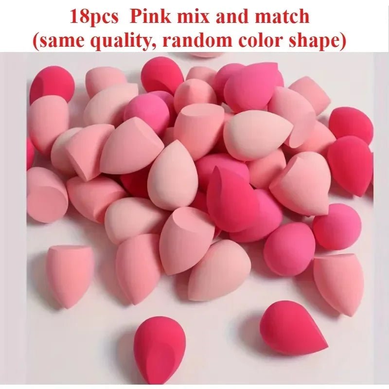 Makeup sponge set suitable for liquid BB cream powder application makeup egg dry wet dual - use powder puff girl - Japan 4 All