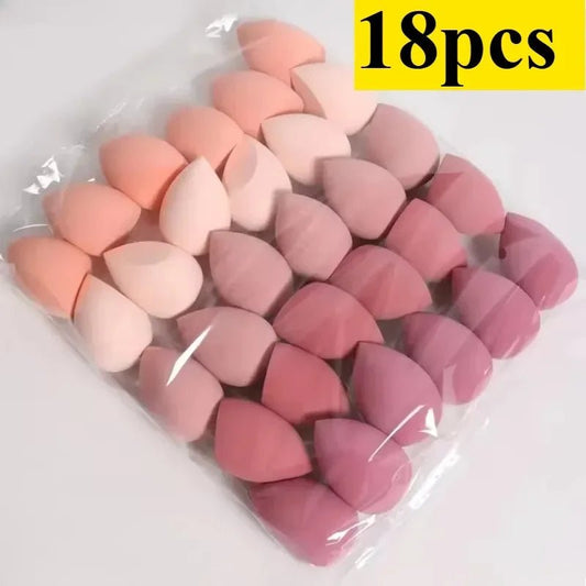 Makeup sponge set suitable for liquid BB cream powder application makeup egg dry wet dual - use powder puff girl - Japan 4 All